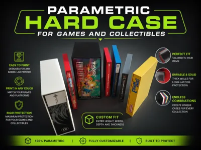 Parametric Hard Case for Games & Collectibles
