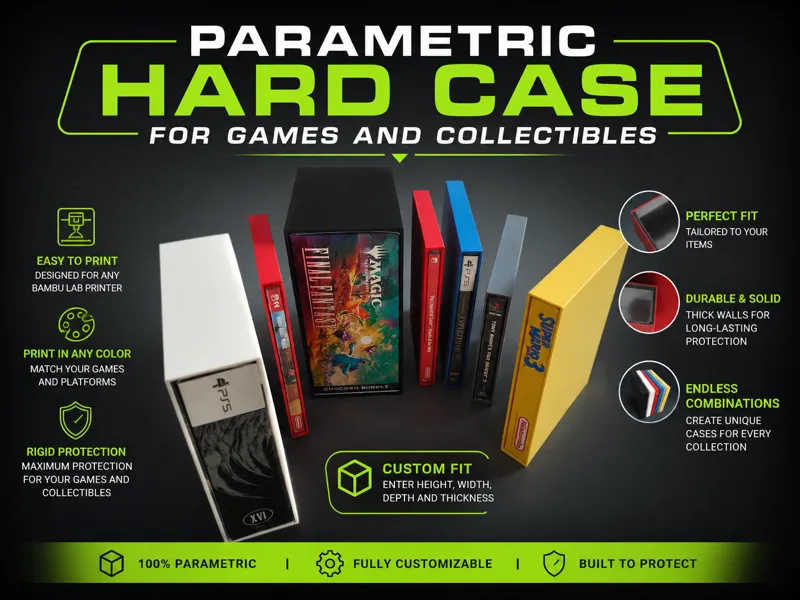 Parametric Hard Case for Games & Collectibles