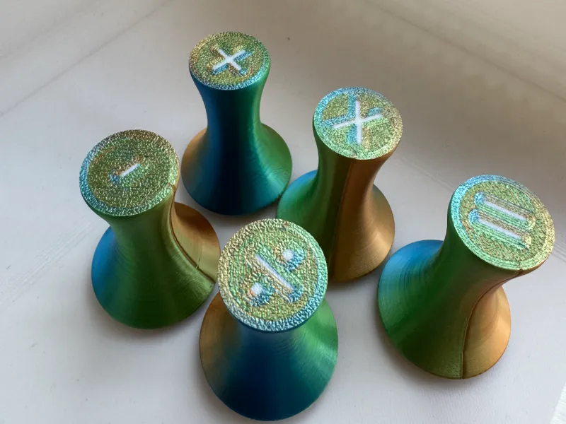 Play-Doh Stamps - Maths Symbols