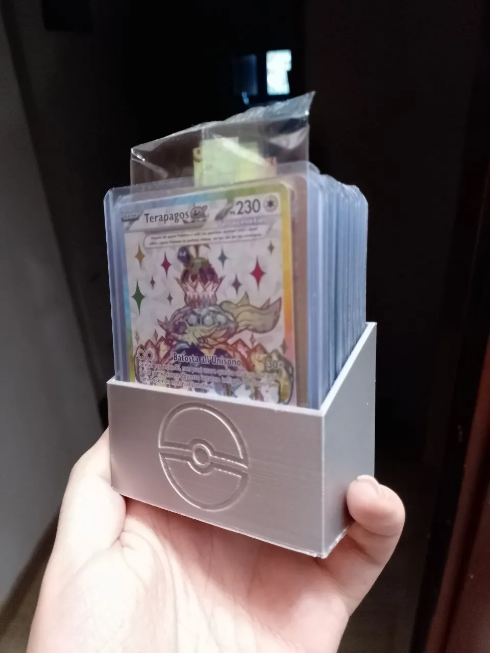 Pokemon TCG Top loader Holder - Free 3D Print Model - MakerWorld