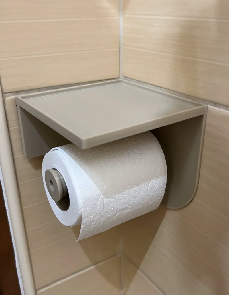 Easy Toilet Paper Holder with wet Toilet Paper
