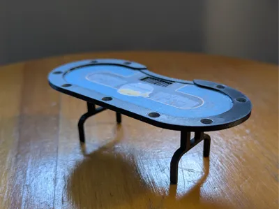 Miniature Poker Table