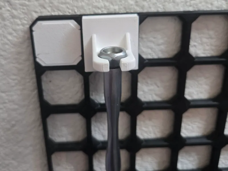 Opengrid mini screwdriver holder