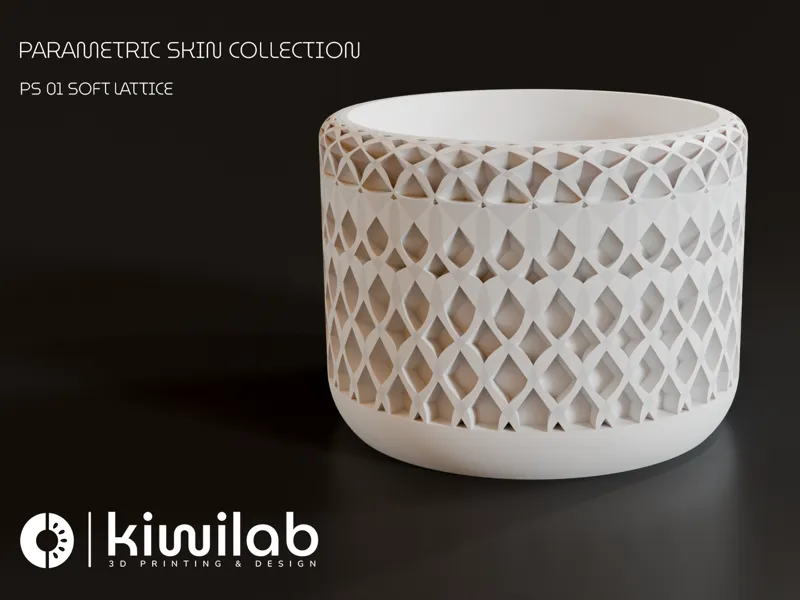 01 Soft Lattice - Decorative Vase