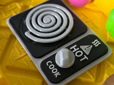 Child's Stove with Working Knob
