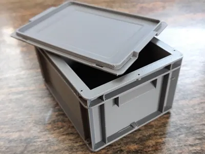 18-liter bin, 1/4 scale