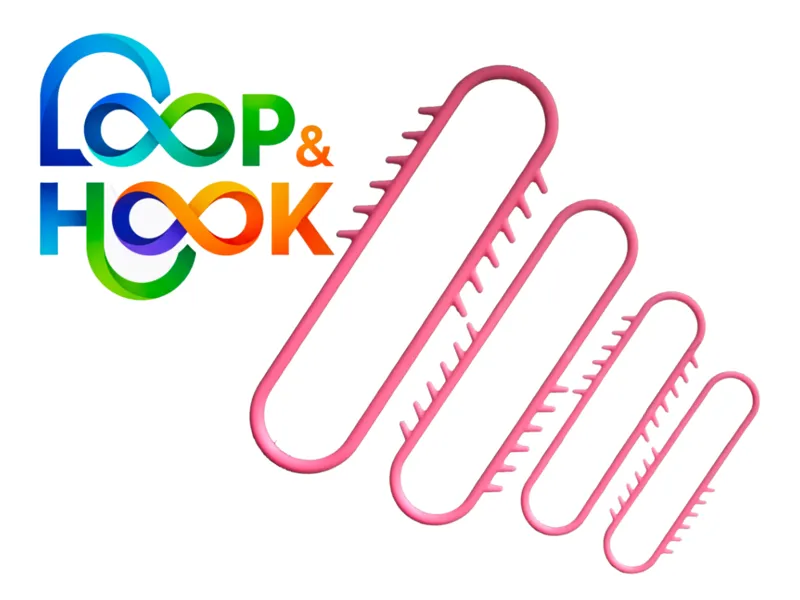 LOOP & HOOK (TPU reusable cable tidy) 