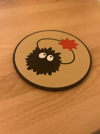 Sous-verre Susuwatari Ghibli