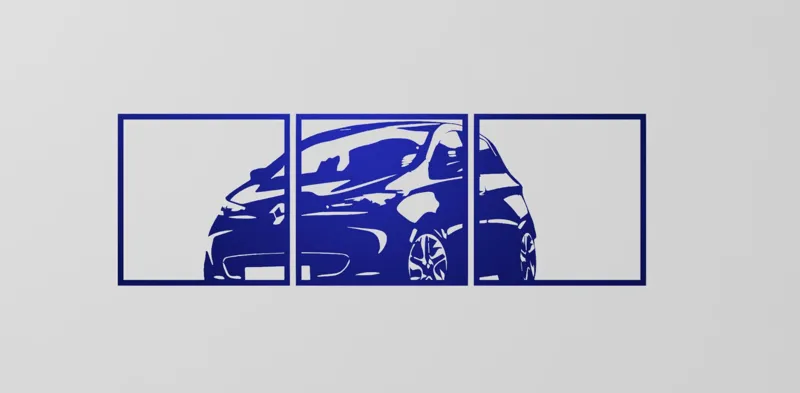 Renault Zoe Wall Art 