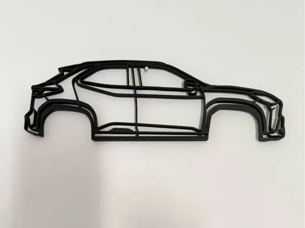 Silhouette murale Toyota Yaris Cross
