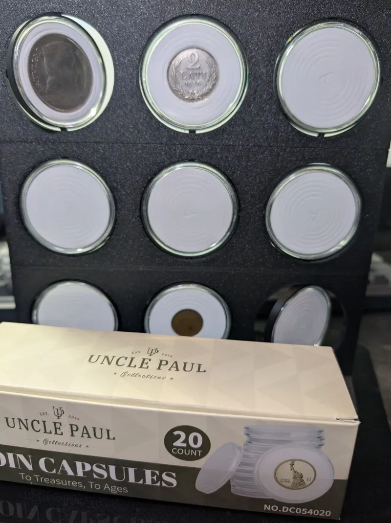 Modular coin stand for,,Uncle Paul,,coin capsules