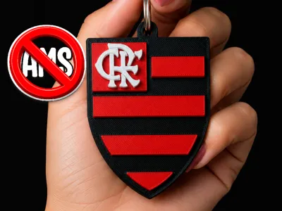 Flamengo Regattas Club Keychain (WITHOUT AMS)