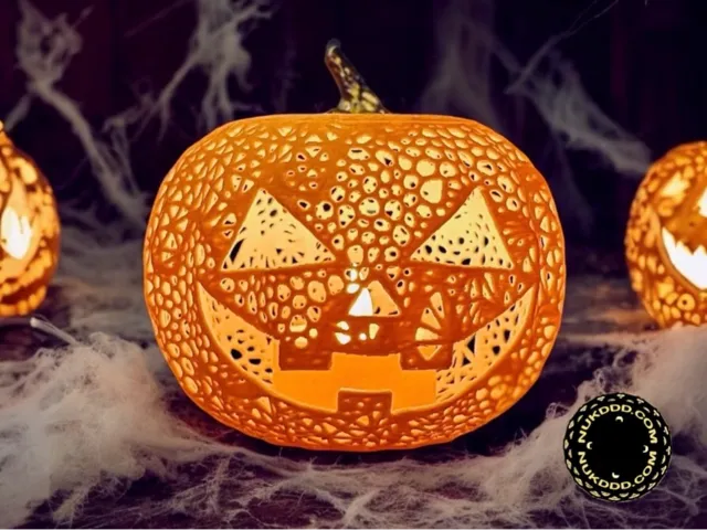 Halloween Classic Carved Pumpkin Lantern