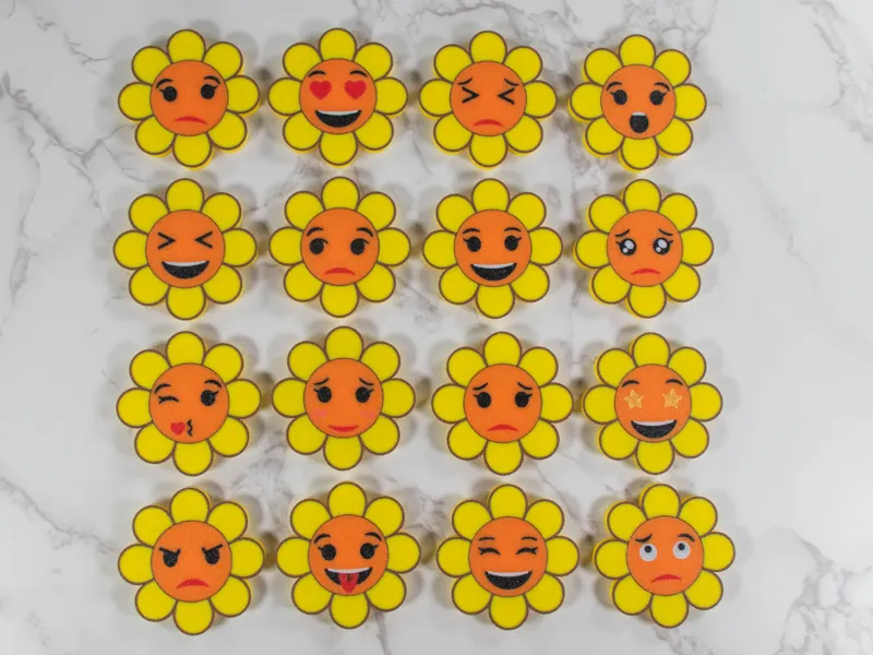 Flower Emoji Magnets