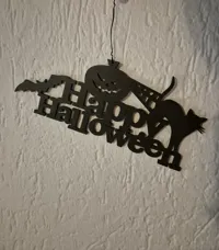 Panneau « Happy Halloween » à suspendre — photo 2