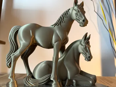Horse and baby