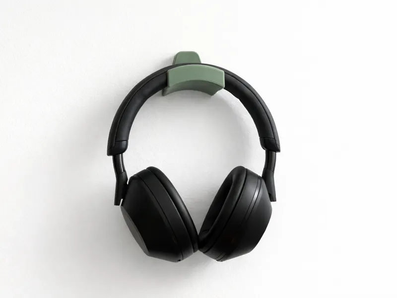 Headphone Wall Mount with Invisible Screw Design