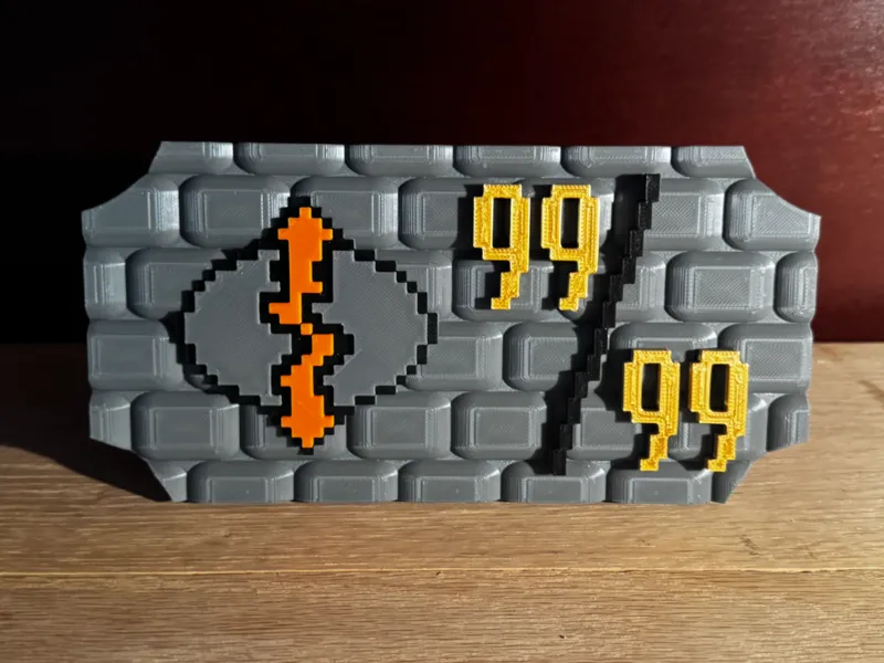 OldSchool RuneScape 99 RuneCrafting Plaque V3