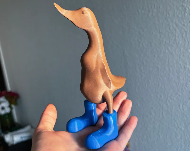 Duck With Boots