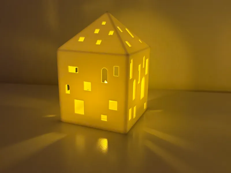 LED Nordic Danish House for Tealight candle