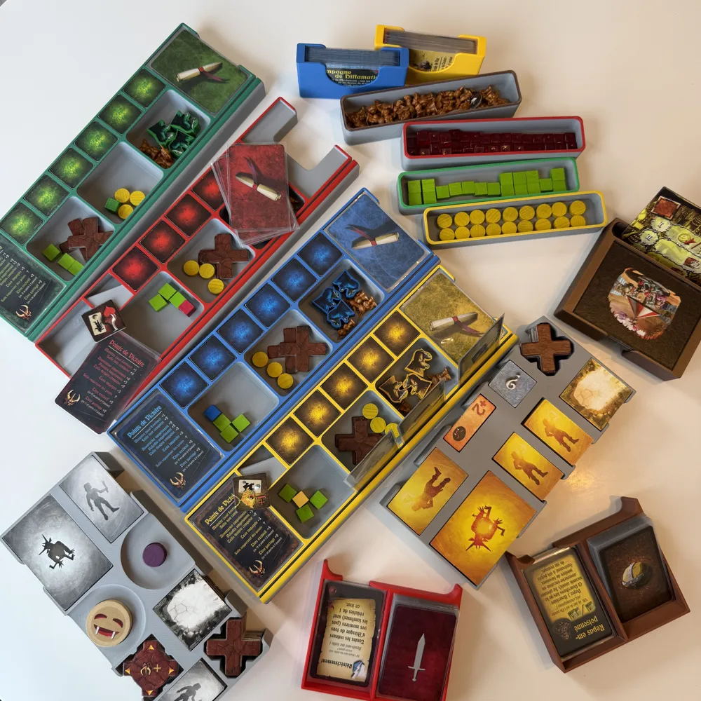 Dungeon Lords + Expansion Inserts - Free 3D Print Model - MakerWorld