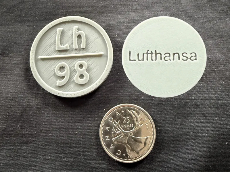Lufthansa LH 98 Coin