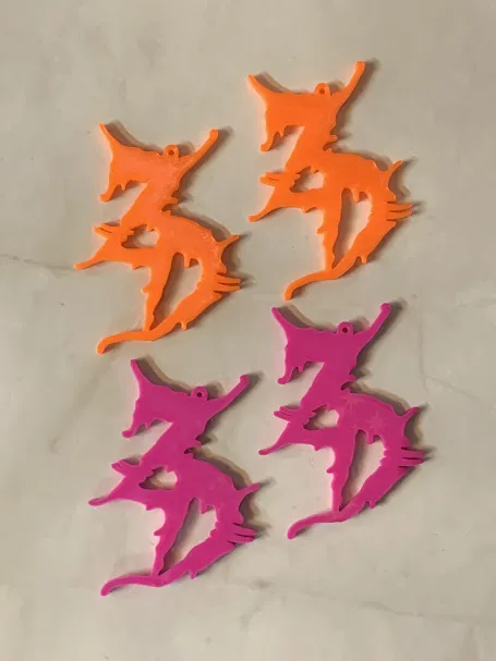 Zeds Dead Logo Earrings view 2