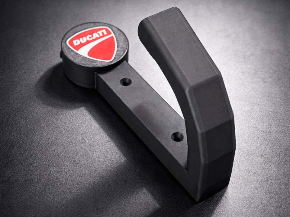 Soporte para casco de moto (Logo Ducati)