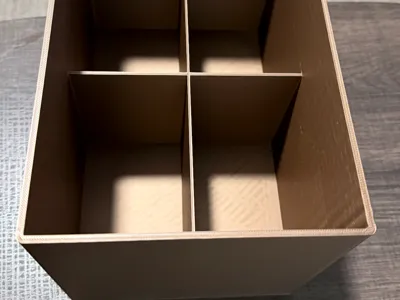 Large Sectioned Rectangular Storage Bin