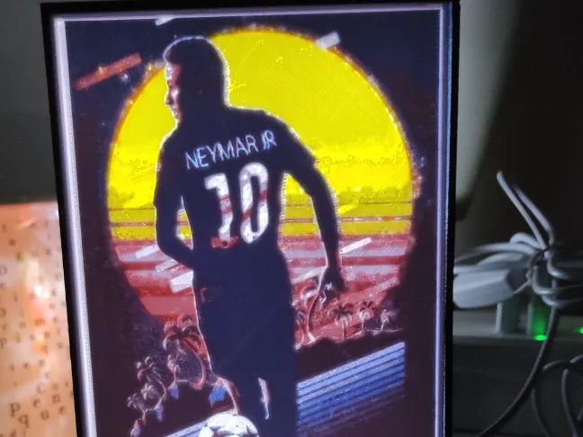Lampada Litofania Neymar