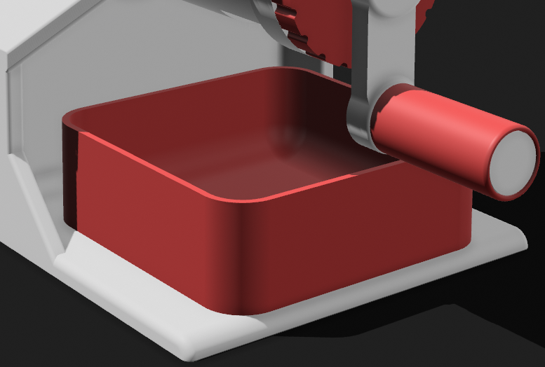 Miniatura 2 do modelo 3D 宠物粮仓（定量出粮，旋转一圈大约25克左右）