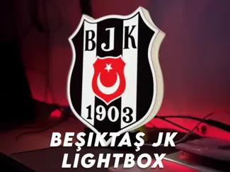 Beşiktaş  Logo Lightbox – Football Club Wall Light