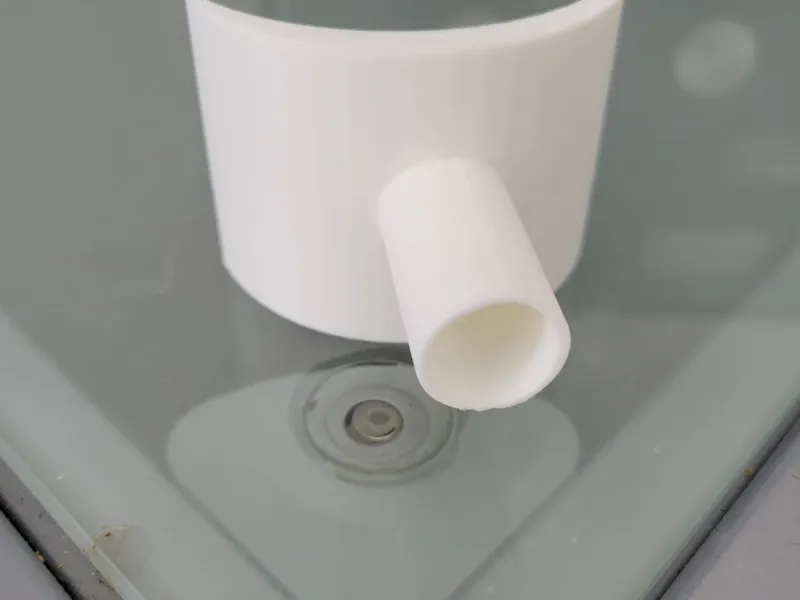 Saddle support for a 50mm (2") pvc pipe.