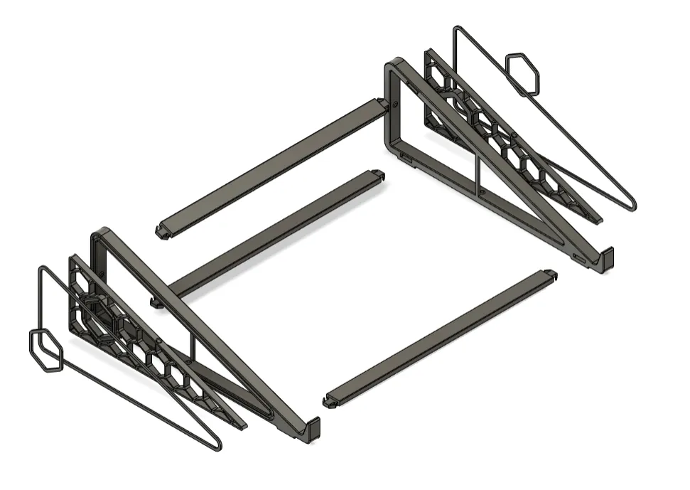 Laptop stand view 3