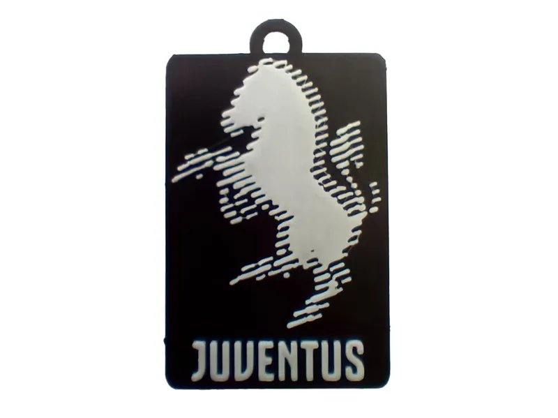 Juventus classic zebra keychain