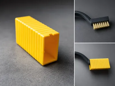 Nozzle brush cap
