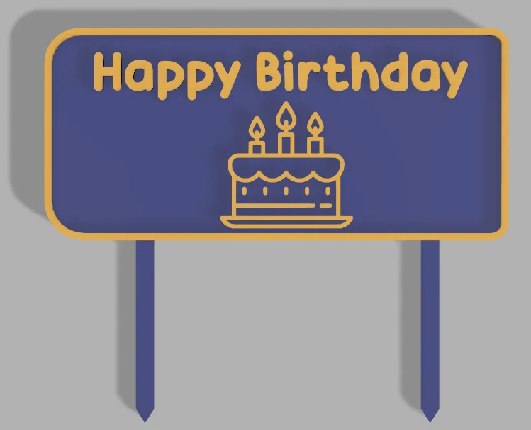Happy Birthday Caketopper