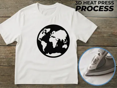 T-shirt print - Earth / world