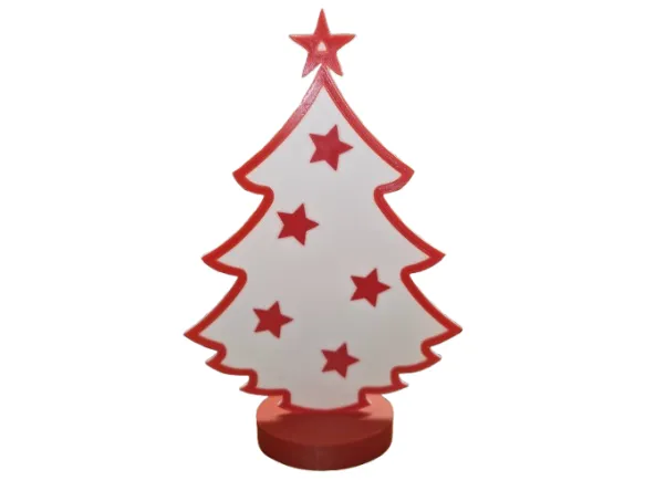 Albero di natale con base semplice