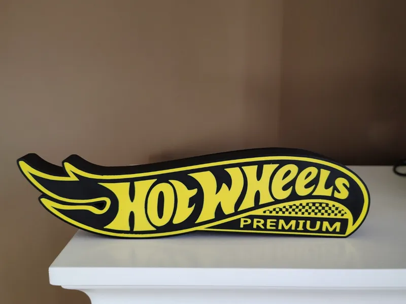 hot wheels  premium light box print on p2s