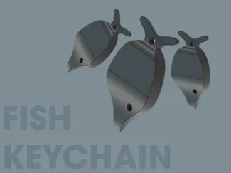 Fish Keyring
