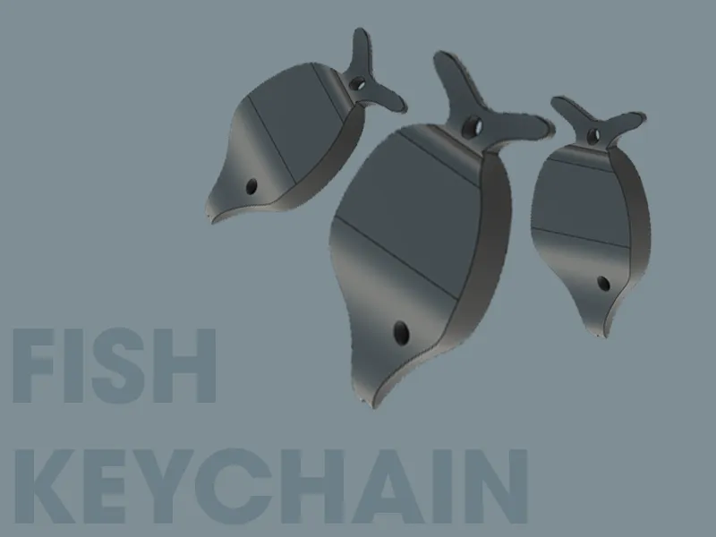 Fish Keyring