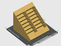 Atari 2600 Cartridge Stand - 14 carts