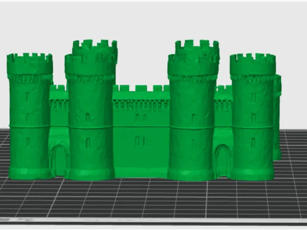 Château médiéval avec rangement caché
