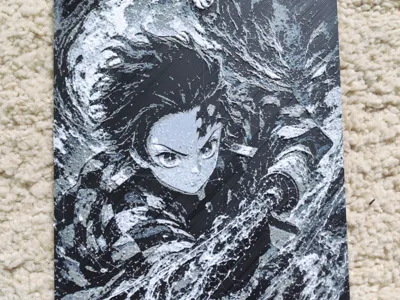 Tanjiro Kamado - Fire Hueforge - Demon Slayer