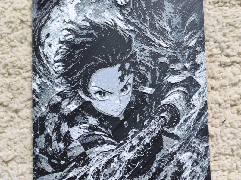 Tanjiro Kamado - Feuer Hueforge - Demon Slayer