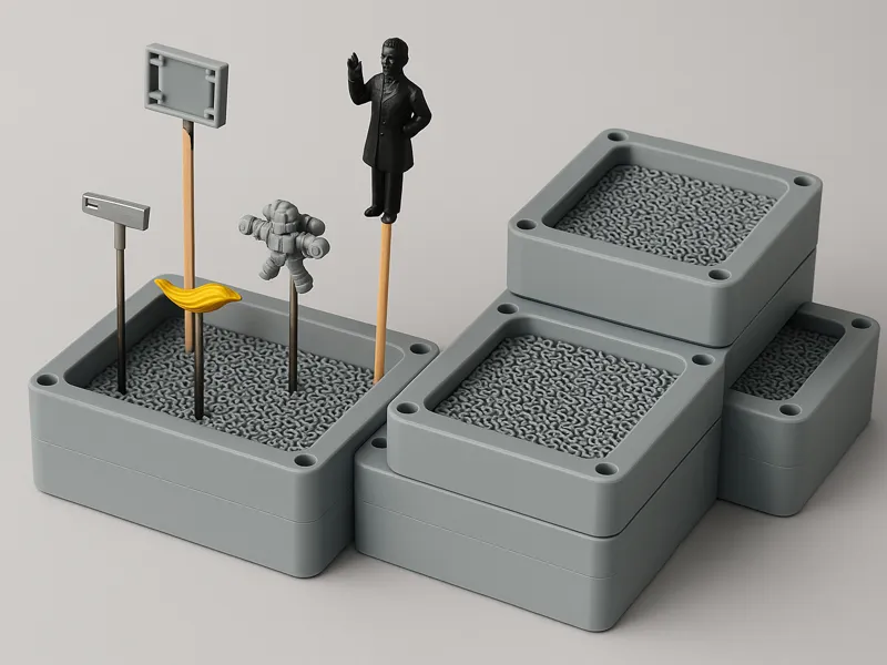 Magnetic stackable Drying Station for Painters