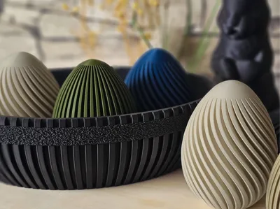 Easter eggs stylish modern