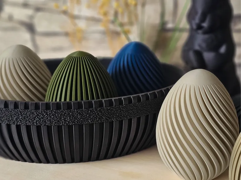 Easter eggs stylish modern