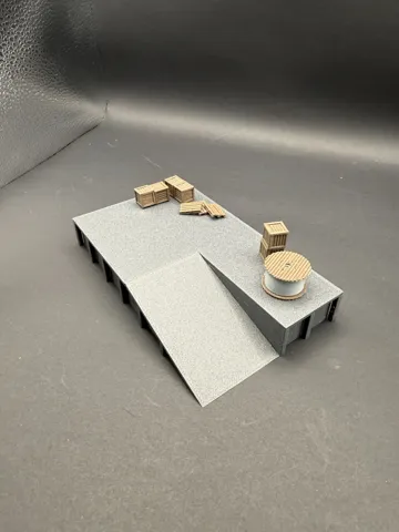 Modelo para impresión 3D: XL Laderampe Spur H0 / TT 1:87 Rampe — vista de referencia 5